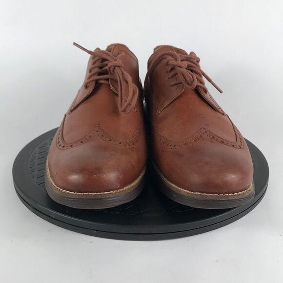 Cole Haan OriginalGrand Wingtip Oxford Brown Leather C26472 Men’s Size 13 - Picture 2 of 12